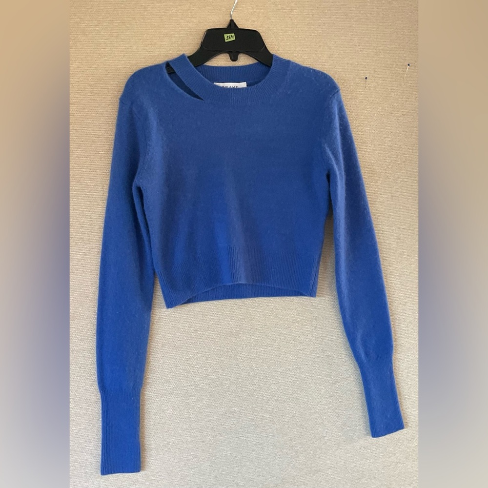 🌟 FRAME Cashmere Blend Cropped Sweater